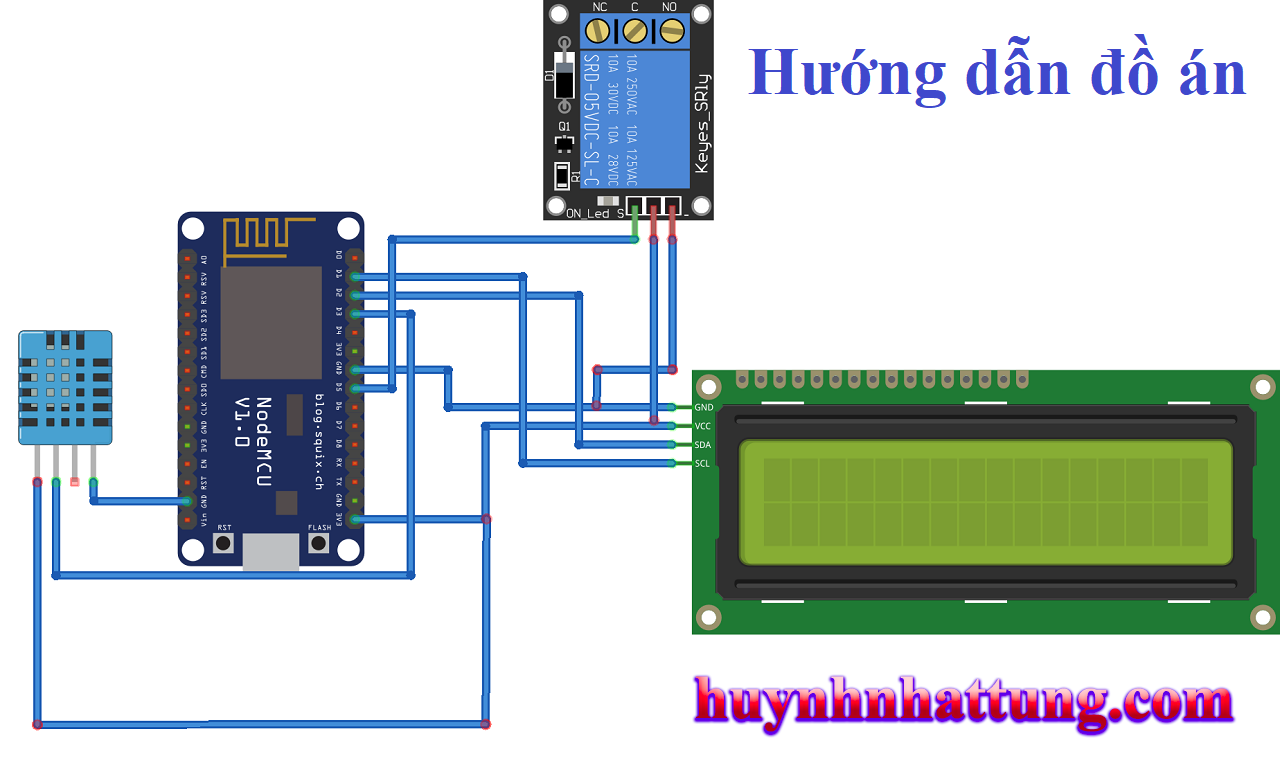 cam-bien-do-am-nhiet-do-dht11-giao-tiep-esp8266-v12-kich-hoat-relay