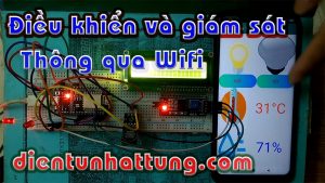 điều khiển và giám sát nhiệt độ app điện thoại bằng wifi