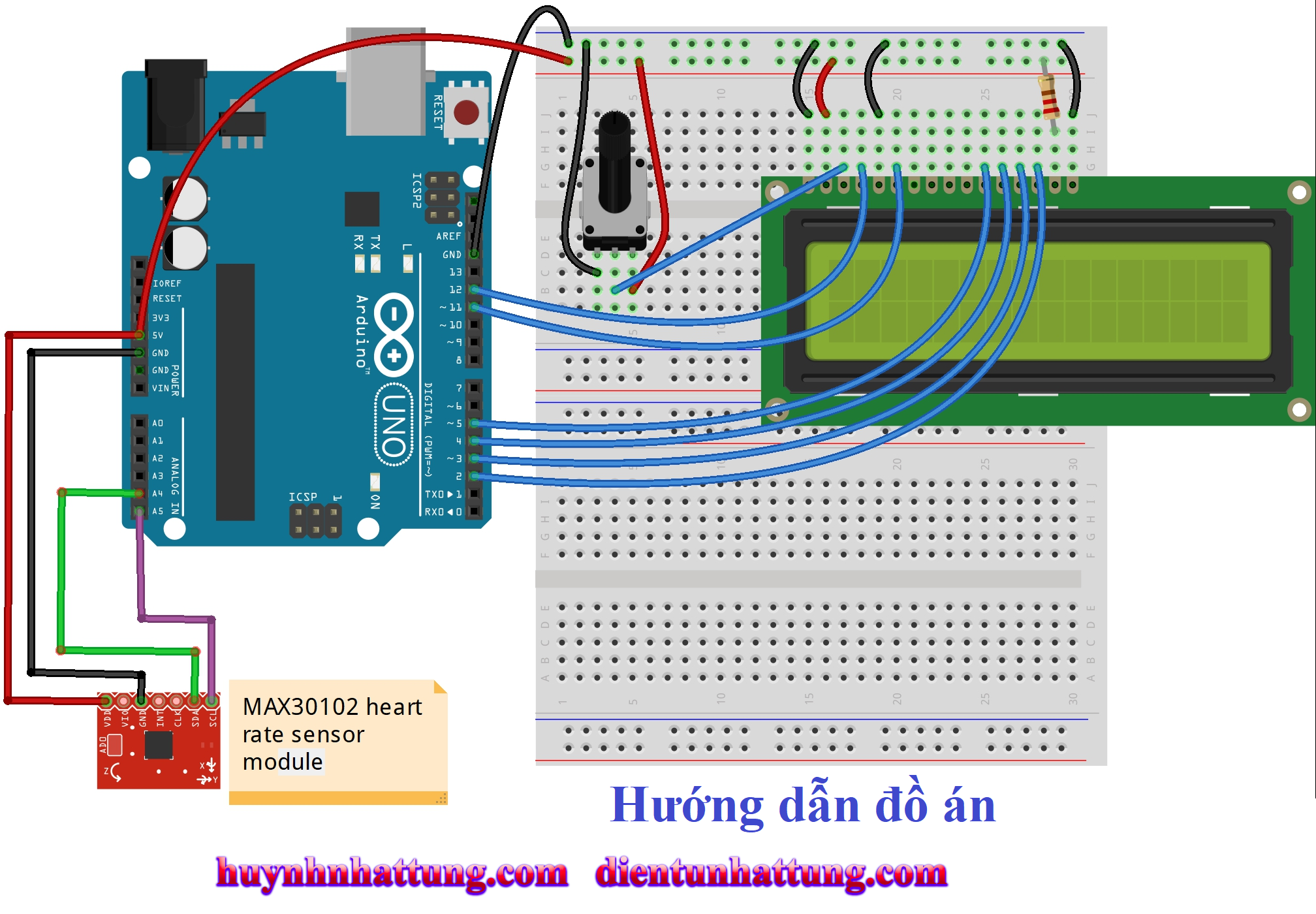 max30102-giao-tiep-arduino-hien-thi-lcd1602