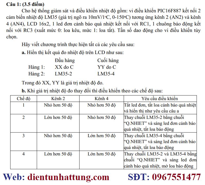 LCD1602-4bit-giao-tiep-2-lm35-canh-bao-loa-led-lap-trinh-vi-dieu-khien-de-bai