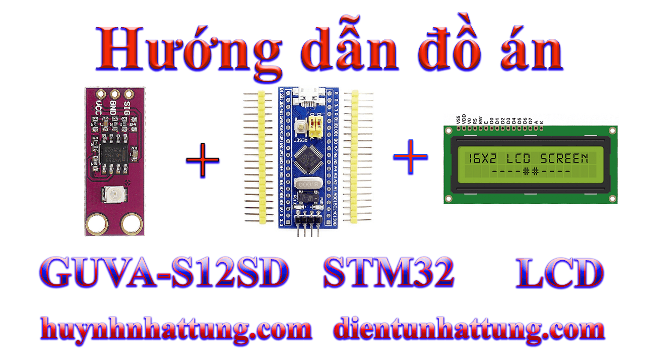 GUVA-S12SD-giao-tiep-stm32-hien-thi-lcd1602