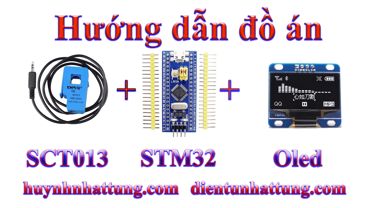 cam-bien-do-dong-hall-100a-sct013-giao-tiep-stm32-hien-thi-oled