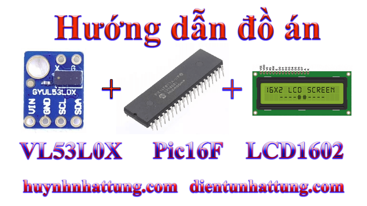 cam-bien-khoang-cach-radar-laser-VL53L0X-giao-tiep-Pic16f-hien-thi-lcd1602