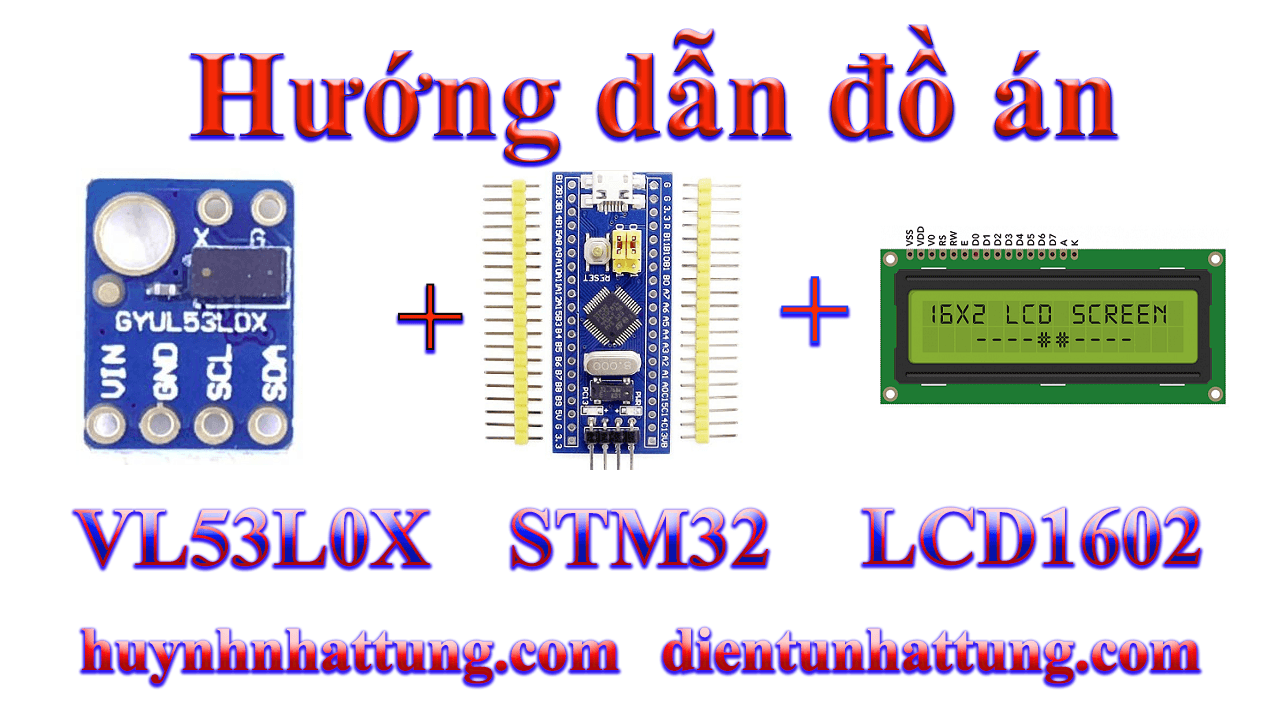 cam-bien-khoang-cach-radar-laser-VL53L0X-giao-tiep-stm32-hien-thi-lcd1602