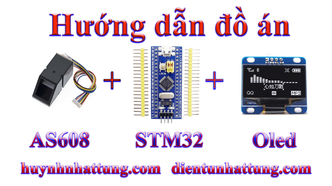 cam-bien-van-tay-as608-giao-tiep-stm32-hien-thi-oled-kich-chot-dien-mo-cua