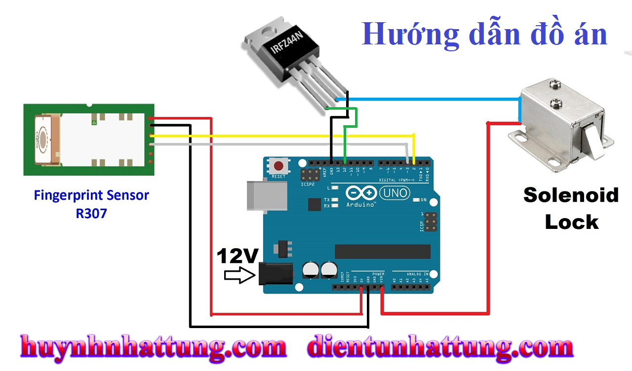 cam-bien-van-tay-r307-giao-tiep-arduino-kich-chot-dien-mo-cua-2