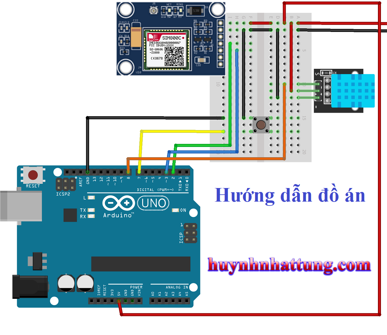 doc-cam-bien-nhiet-do-do-am-dht11-arduino-dien-thoai-bang-nhan-tin-goi-dien-module-sim800C