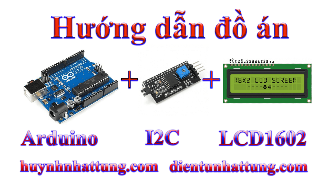 I2C Lcd Giao Tiếp Arduino, I2C Lcd Pcf8574 + Lcd1602 + Arduino