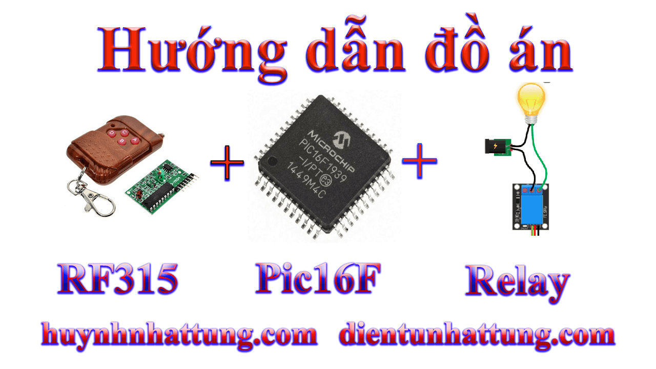 thu-phat-rf315-4-kenh-giao-tiep-pic16f-kich-thiet-bi-dien-220v-qua-relay